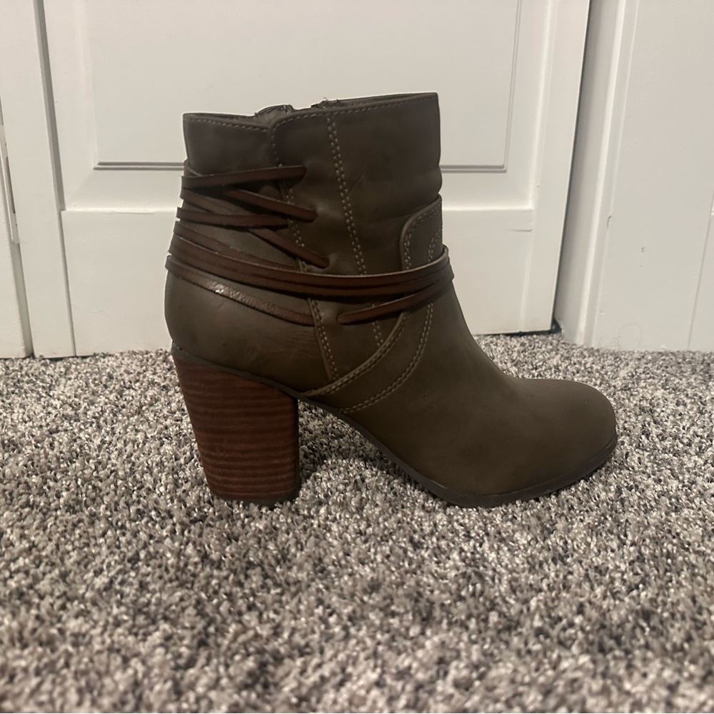Madden Brown Ankle Booties